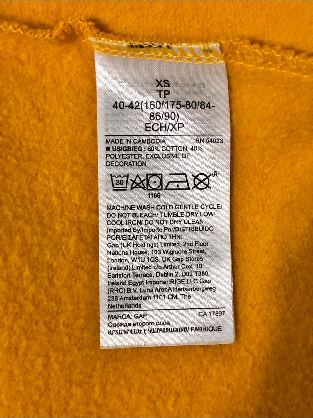 GAP Logo Fleece Pull-On Joggers. Sz.XS - Picture 5 of 6